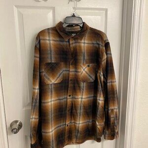 Urban Pipeline Mens  Flannel Shirt Plaid Long Sleeve  Size XL